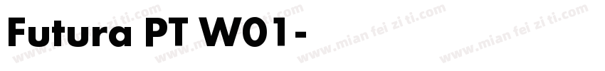 Futura PT W01字体转换